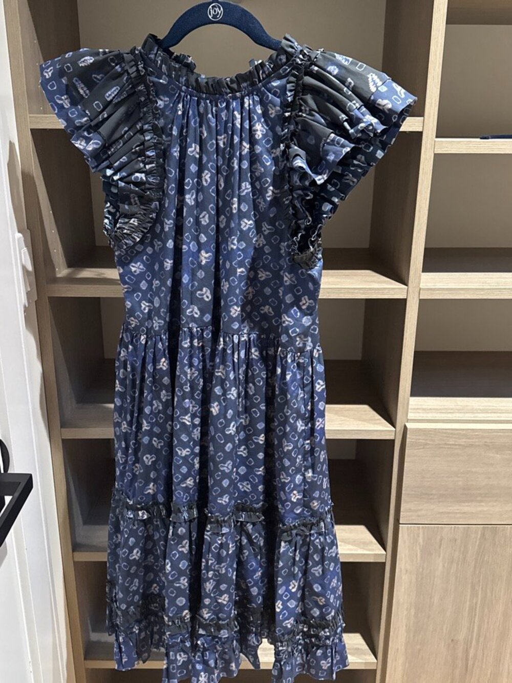 Ulla Johnson dress, 00, blue with pattern